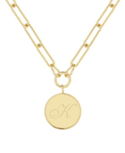 Brook & York Callie Initial Pendant In Gold- K