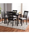 Furniture Minette 5pc Dining Set In Grey