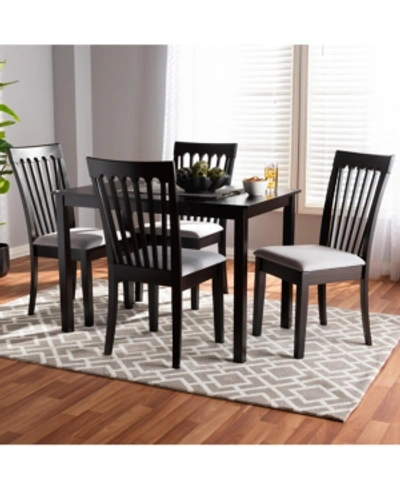 Furniture Minette 5pc Dining Set In Grey