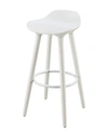 Elle Decor Eld Caroline Bar Stool In White