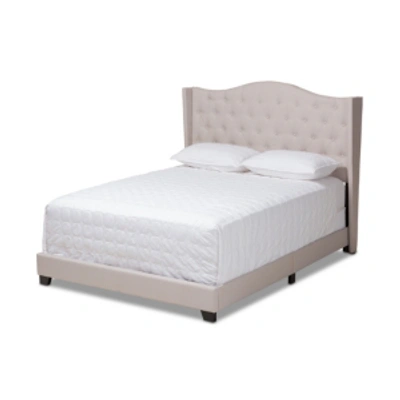 Furniture Alesha King Bed In Beige