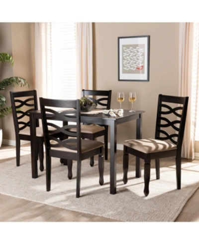 Furniture Lanier 5pc Dining Set In Sand