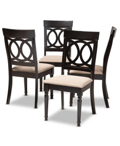 Furniture Lucie Dining Chair, Set Of 4 In Sand