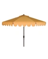 Safavieh Venice 9' Umbrella In Yellow