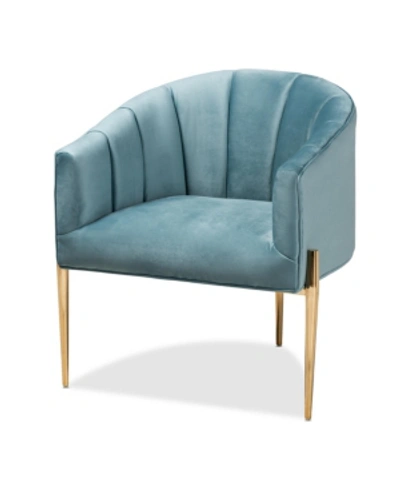 Furniture Clarisse Accent Chair In Light Blue