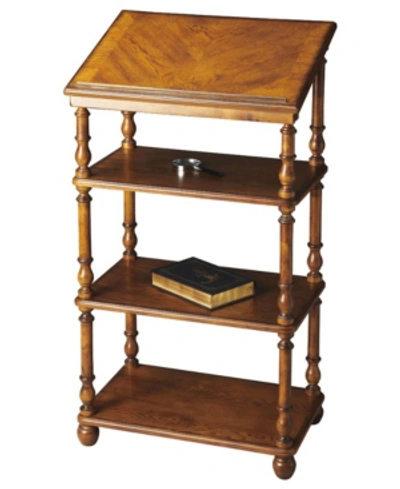 Butler Specialty Butler Alden Oak Library Stand In Brown