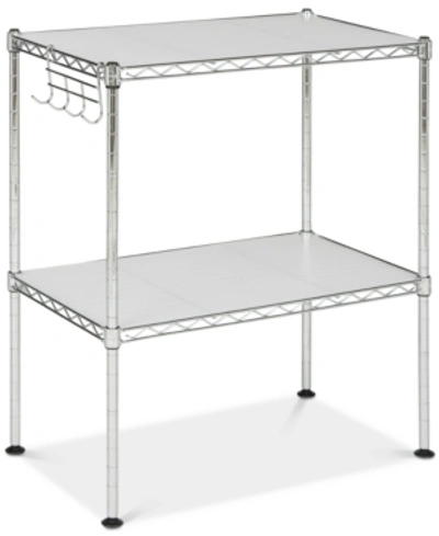Safavieh Lucien 2-tier Chrome Wire Microwave Rack