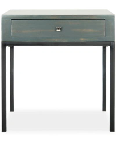 Furniture Kerstin End Table In Dark Teal