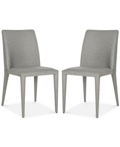 Safavieh Erin Set Of 2 Dining Chairs In Grey