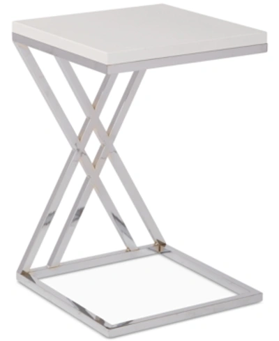 Office Star Kenrick Side Table In White