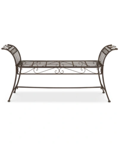 Safavieh Dacie Outdoor Bench In Brown