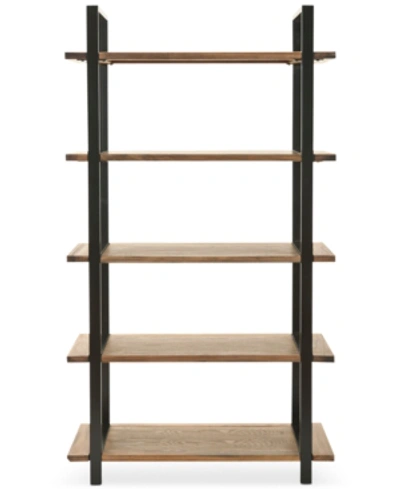 Safavieh Aiden Etagere Bookcase In Brown
