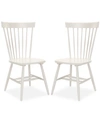 Furniture Safavieh Karla Set Of 2 Dining Chairs In Grey