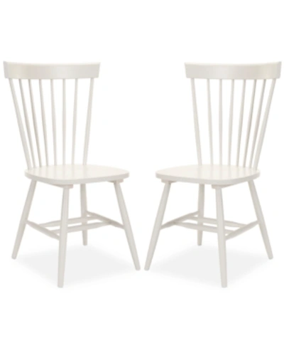 Furniture Safavieh Karla Set Of 2 Dining Chairs In Grey