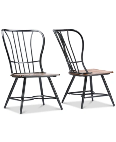 Furniture Tauria Dining Chair (set Of 2) In White