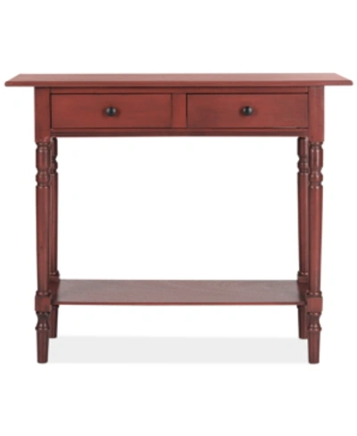 Safavieh Cecil Console Table In Red