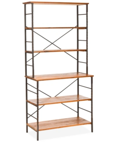 Safavieh Hebron Etagere In Brown Pine