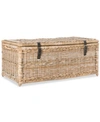 FURNITURE JONATHAN Y HAPPIMESS CADEN 46'' WICKER STORAGE TRUNK