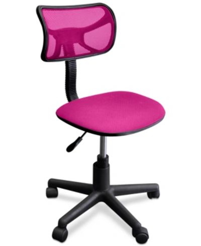 Idea Nuova Harley Swivel Mesh Chair In Pink