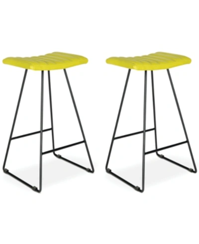 FURNITURE BRANSON SET OF 2 BAR STOOLS