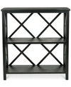 Safavieh Lara Bookcase In Distressed Black