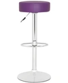 Safavieh Radium Adjustable Bar Stool In Purple