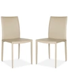 Safavieh Nolyn Set Of 2 Dining Chairs In Light Grey