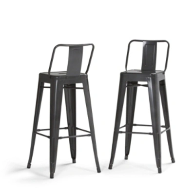 Simpli Home Missing Swatches-set Of 2 Rayne Barstool - Missing Images In Black