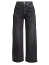 Re/done Women's 60s Extreme Wide-leg Jeans In Shadow Wash