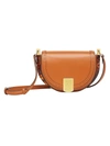 Fendi Moonlight Leather Saddle Bag In Cuoio