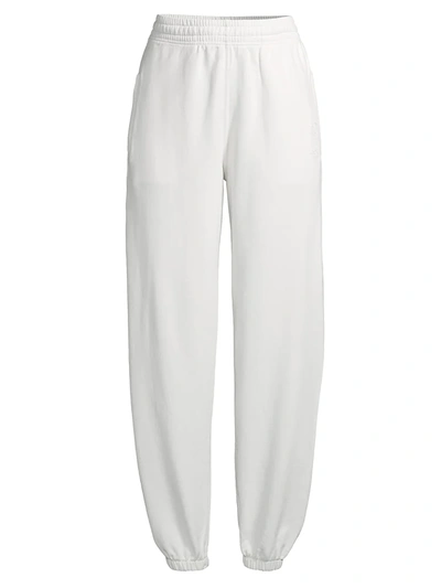 Les Girls Les Boys Ultimate Fit Sweats Loose Jogger With Zip Pocket In Ivory