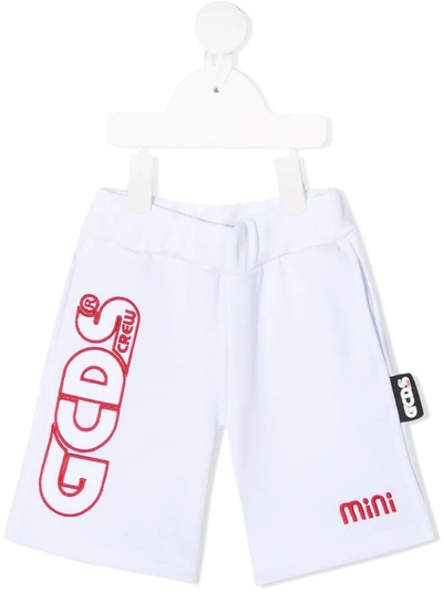 Gcds Babies' Logo-print Shorts In 白色
