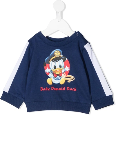 Monnalisa Baby Donald Duck T-shirt In 蓝色