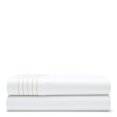 Ralph Lauren Organic Cotton Sateen Handkerchief Sheet In Parchment