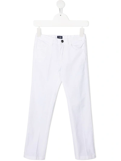 Il Gufo Kids' Elasticated Waist Trousers In Neutrals