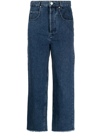 Isabel Marant High-waisted Straight-leg Jeans In Blue