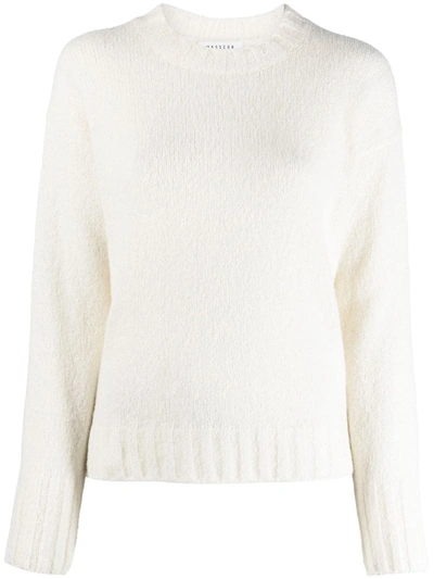 Masscob Crewneck Jumper In White