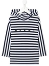 Marni Multicolor T-shirt For Kids With Logo In Blue