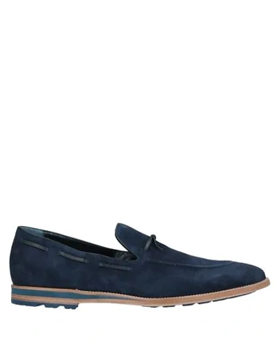 A.testoni Loafers In Blue