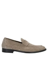 Alexander Trend Loafers In Dove Grey