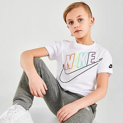 Nike Little Kids' See Me T-shirt In White/multi