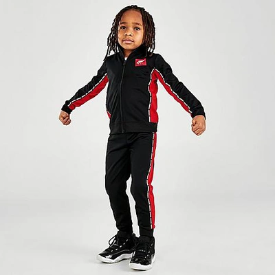 Nike Babies' Jordan Boys' Toddler Jumpman Tricot Track Suit In Black/red