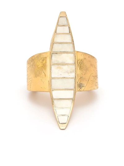 Parts Of Four Crescent Bracelet In Gold