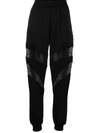 Philipp Plein Lace Panels Joggings In Black