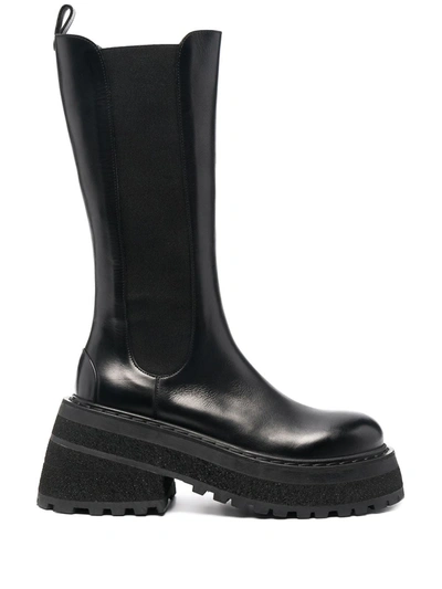 Marsèll Chunky Sole Boots In Black