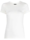 Thom Krom Stretch Crewneck T-shirt In White