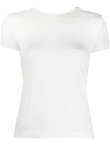 Thom Krom Stretch Crewneck T-shirt In White