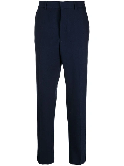 Ami Alexandre Mattiussi Drop-crotch Tailored Trousers In Blue
