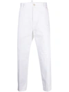 DSQUARED2 DISTRESSED-EFFECT STRAIGHT-LEG TROUSERS