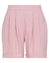 Hebe Studio Woman Shorts & Bermuda Shorts Pink Size 6 Polyester